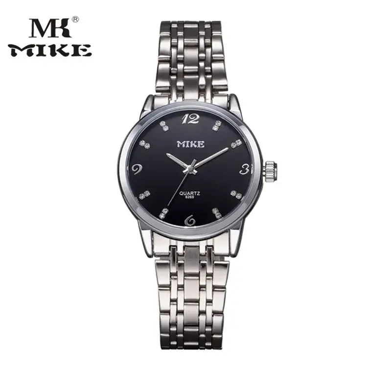 MIKE Women's Quartz Steel Belt Watch Black Dial - Image 10