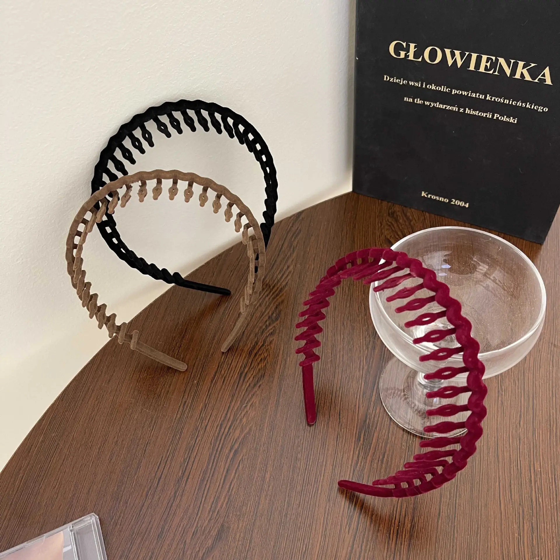 New Wave Tooth High Cranial Top Hair Band for Face Washing Non-Slip Headband - Image 4