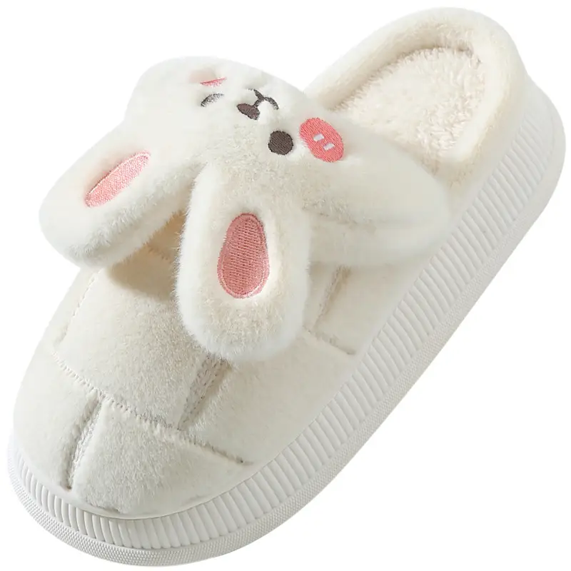 Source Factory Waterproof Cotton Slippers for Women, Winter Thick-Soled Non-Slip Couple's Home Indoor Plush-Lined Outdoor Cotton Slippers for Men, Korean Style - Image 9