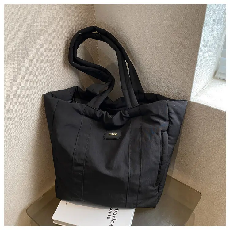 Women's Large Capacity Cloth Tote Bag Cream 2026 — feature 28