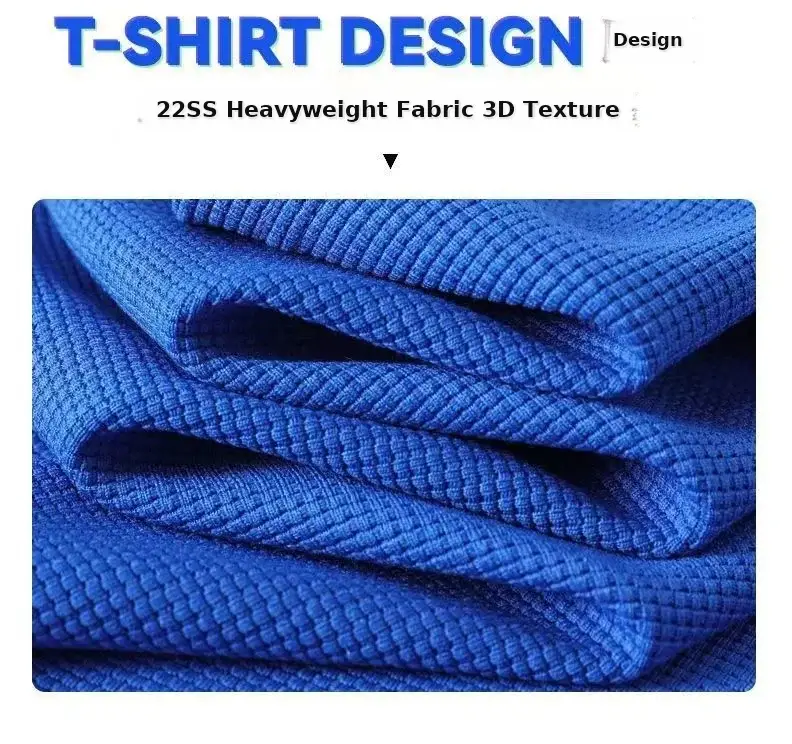 Black Waffle Print Men's HalfSleeve TShirt — feature 6
