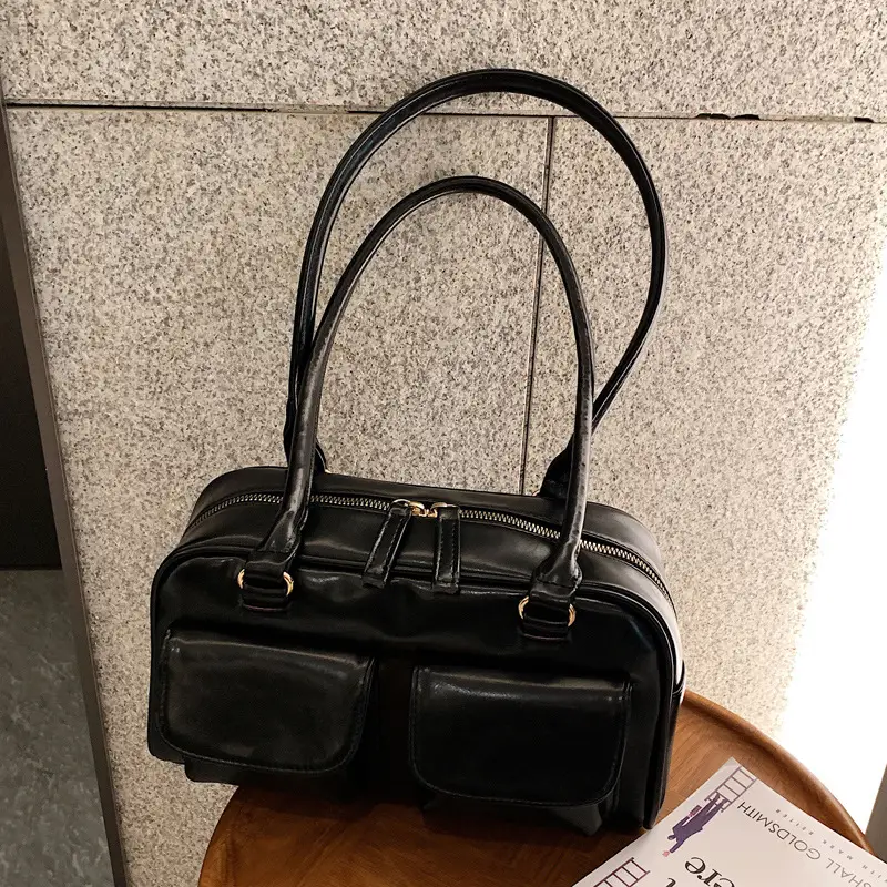 Women's White Embroidered Shoulder Bag 2023 New Design - Image 6