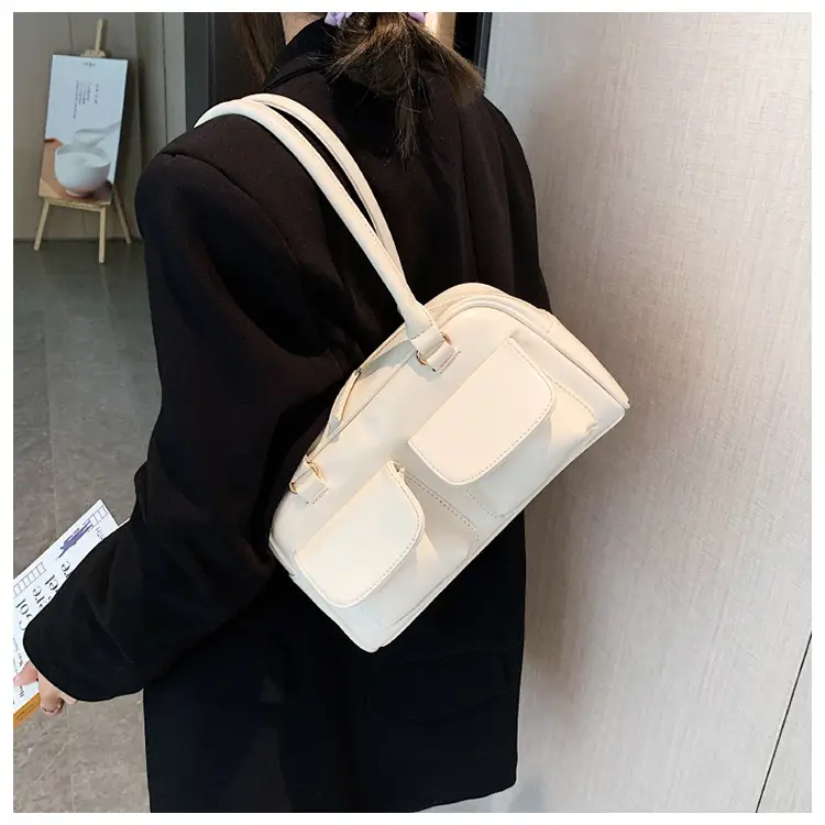 Women's White Embroidered Shoulder Bag 2023 New Design — feature 12