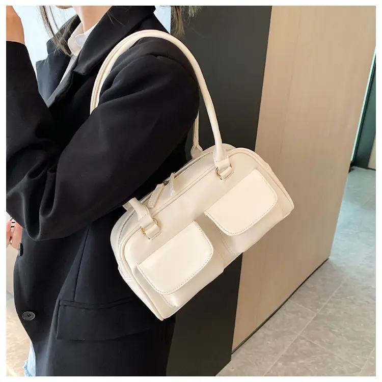 Women's White Embroidered Shoulder Bag 2023 New Design — feature 14