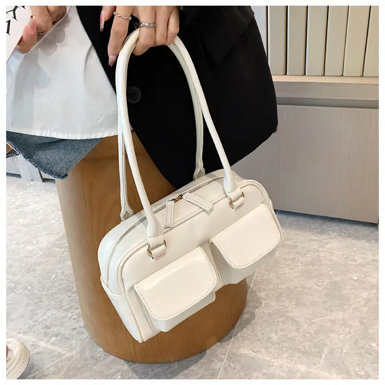 Women's White Embroidered Shoulder Bag 2023 New Design — feature 15