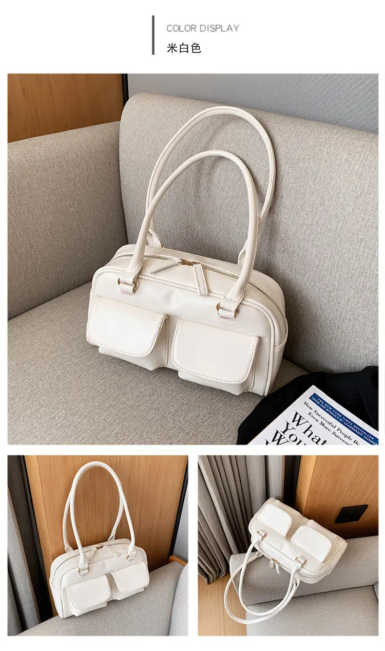 Women's White Embroidered Shoulder Bag 2023 New Design — feature 29