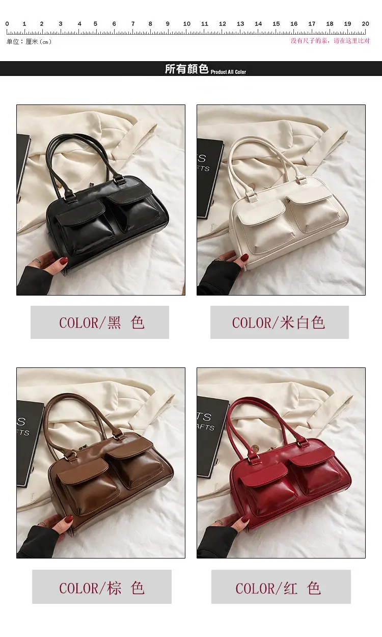 Women's White Embroidered Shoulder Bag 2023 New Design — feature 3