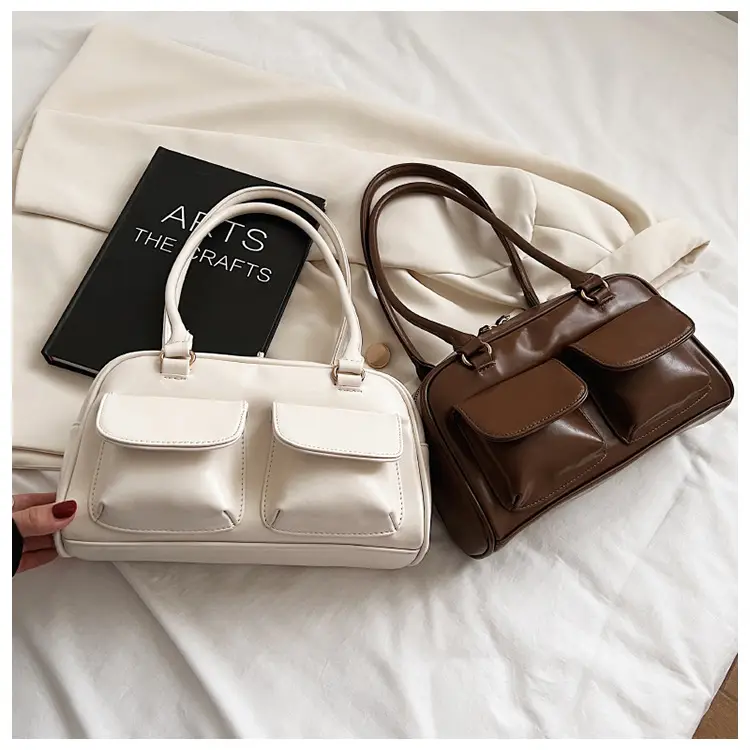 Women's White Embroidered Shoulder Bag 2023 New Design — feature 32