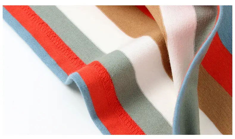 Kids Striped Short Sleeve T-Shirt Blue White — feature 39