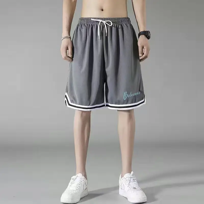 Men White Black Track Shorts China Brand — feature 22