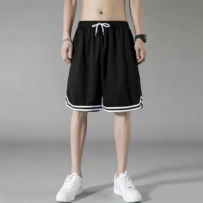 Men White Black Track Shorts China Brand — feature 23