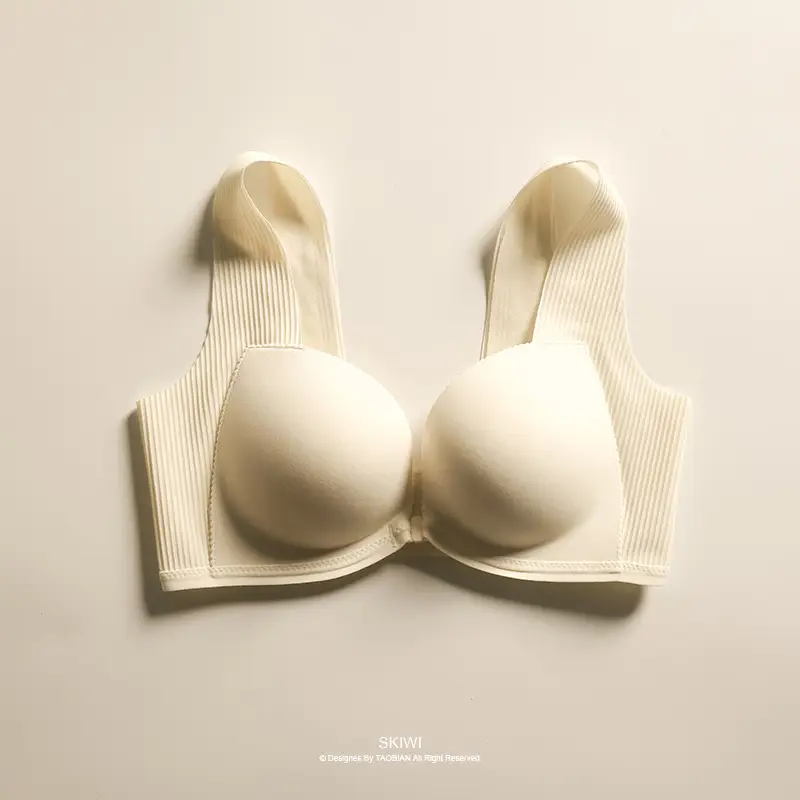 Small Chest Push-Up Seamless Underwear Women's Wireless Back Bra Collection - Image 3