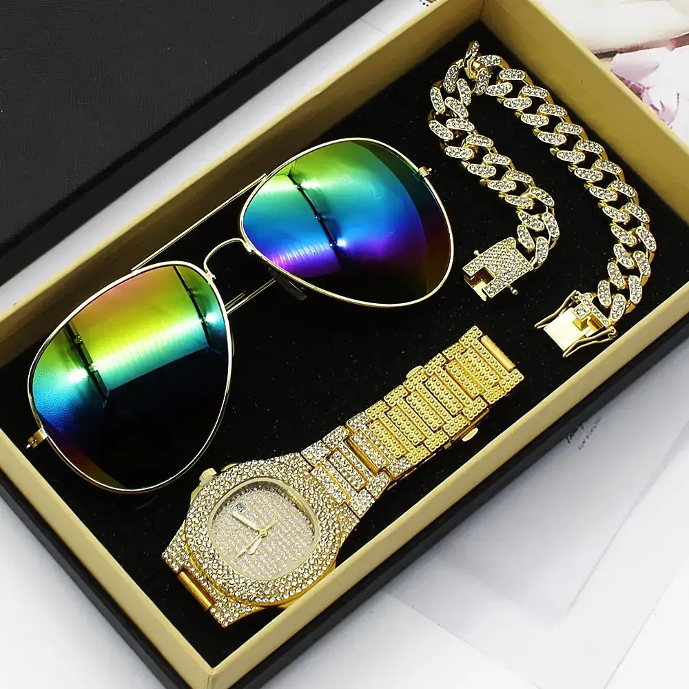Diamond Watch Set for Women Wristwatch & Bracelet - Image 4