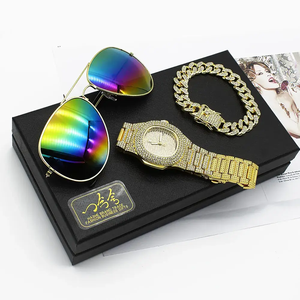 Diamond Watch Set for Women Wristwatch & Bracelet - Image 5
