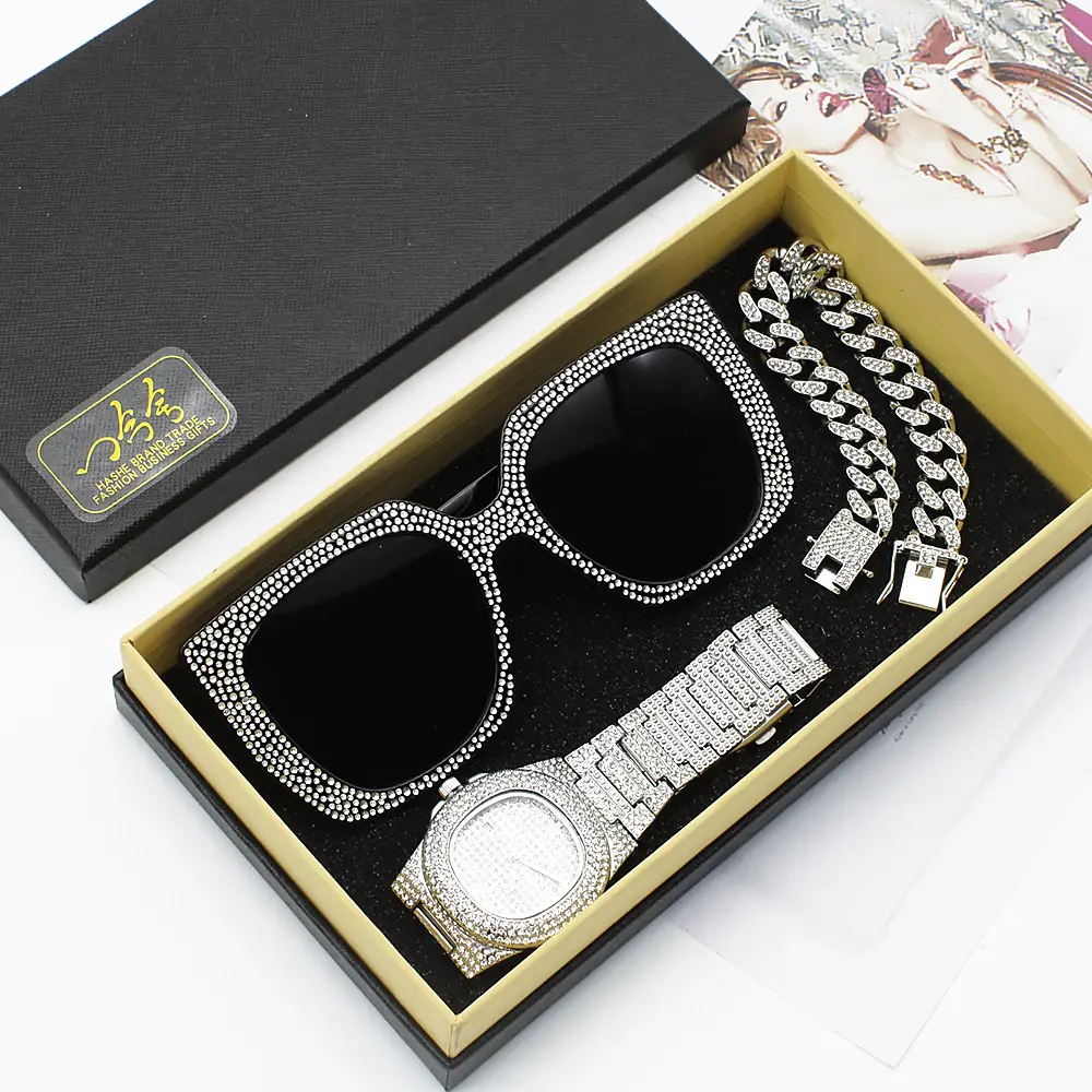 Diamond Watch Set for Women Wristwatch & Bracelet — feature 4