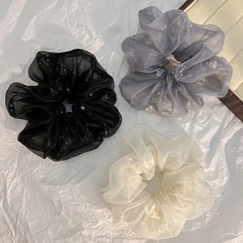 High-Grade Pearl Hair Rope with Elegant Pearl Accents — feature 11