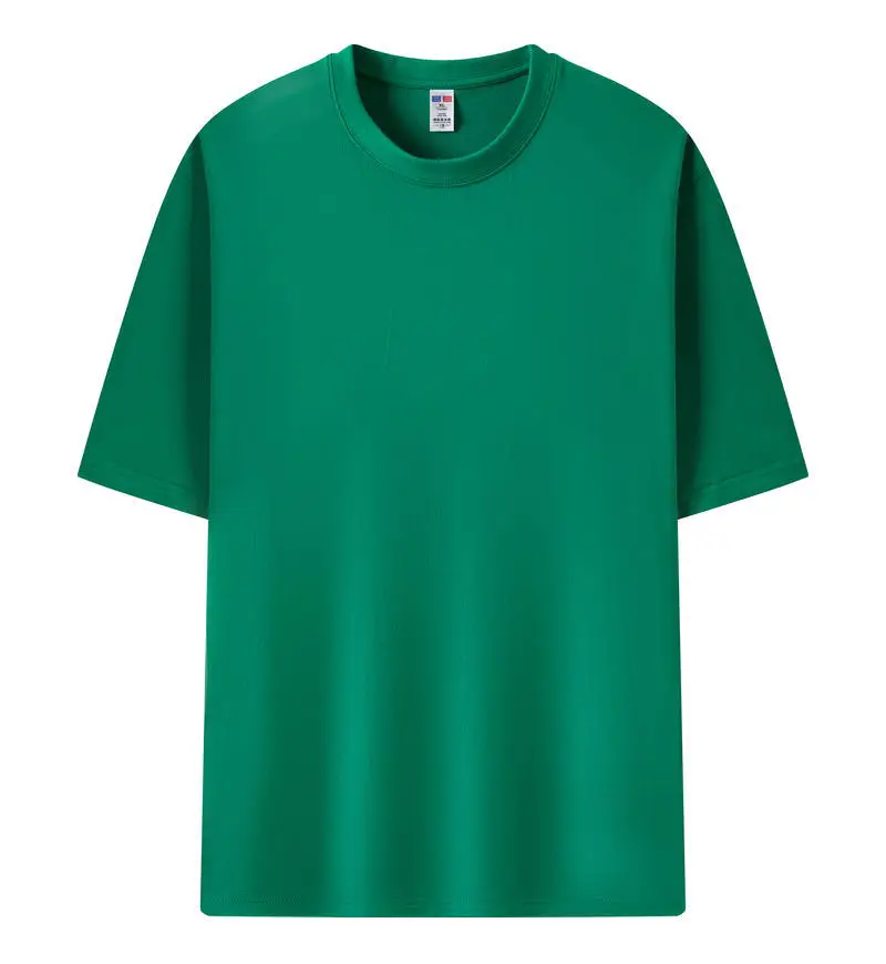 Men 230g Cotton Teal Short Sleeve T-Shirt - Image 6