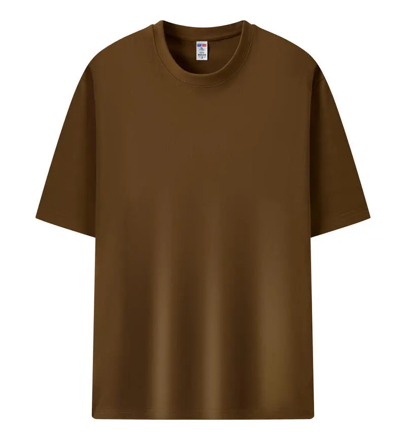 Men 230g Cotton Teal Short Sleeve T-Shirt - Image 9