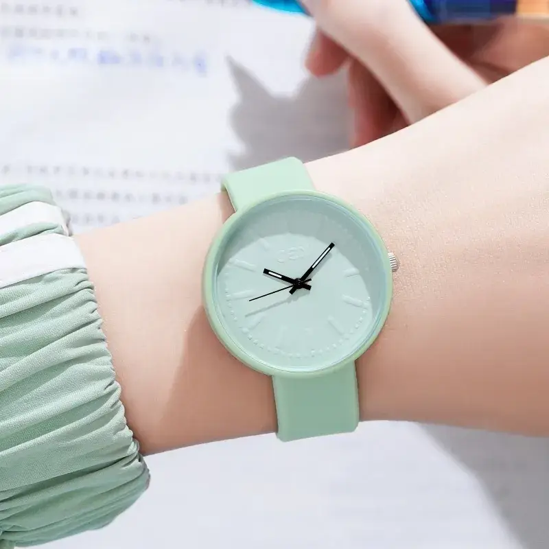 Green Student Watch for Women Waterproof Quartz - Image 11
