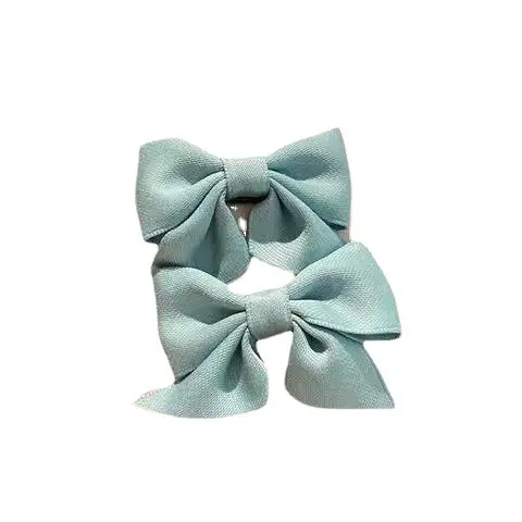 Blue Bow Hairpin for Girls Baby Side Clip - Image 13