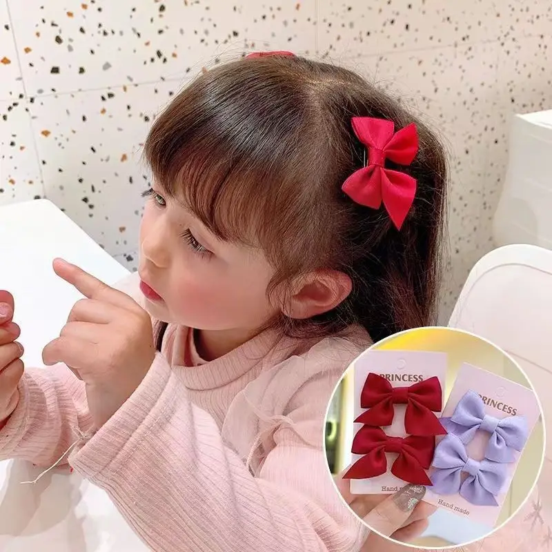 Blue Bow Hairpin for Girls Baby Side Clip — feature 10