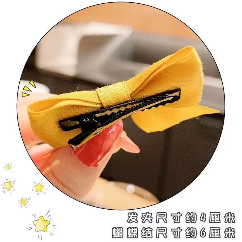 Blue Bow Hairpin for Girls Baby Side Clip — feature 2