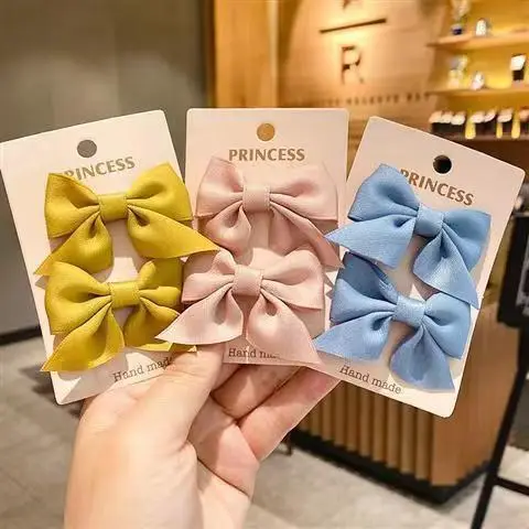 Blue Bow Hairpin for Girls Baby Side Clip — feature 7