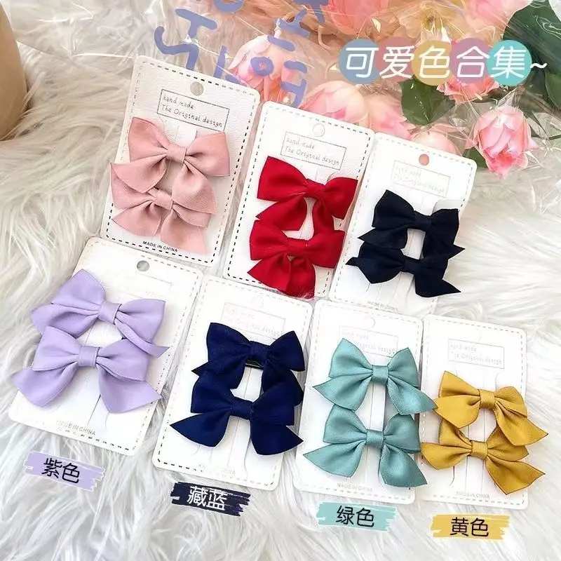 Blue Bow Hairpin for Girls Baby Side Clip — feature 8