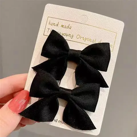 Blue Bow Hairpin for Girls Baby Side Clip - Image 2