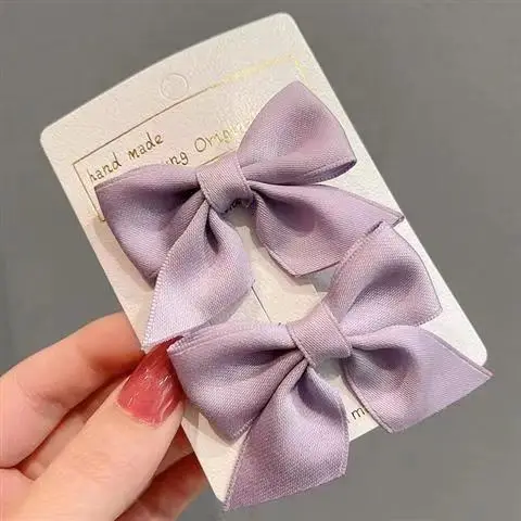 Blue Bow Hairpin for Girls Baby Side Clip - Image 6