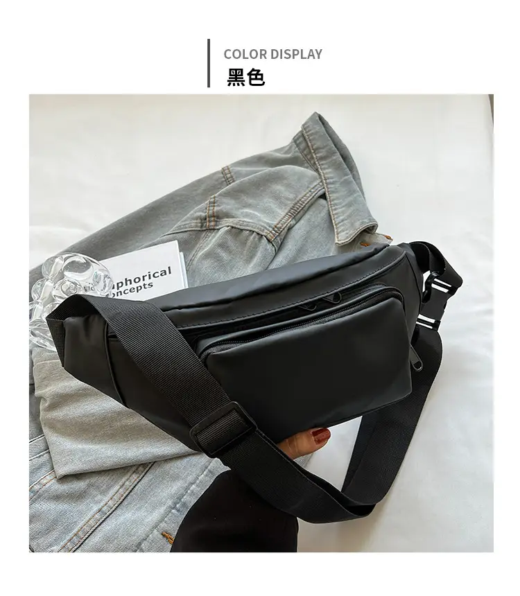 Women's Silver Crossbody Bag Large Capacity Waterproof Sports Bag — feature 20