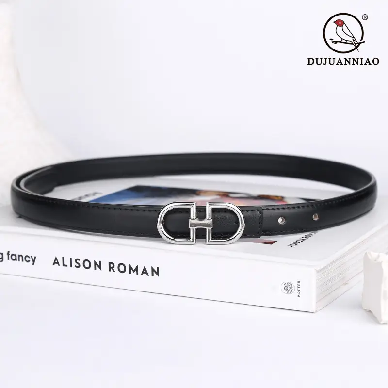 Light Gray Joker Double Ring Belt for Women - Image 27