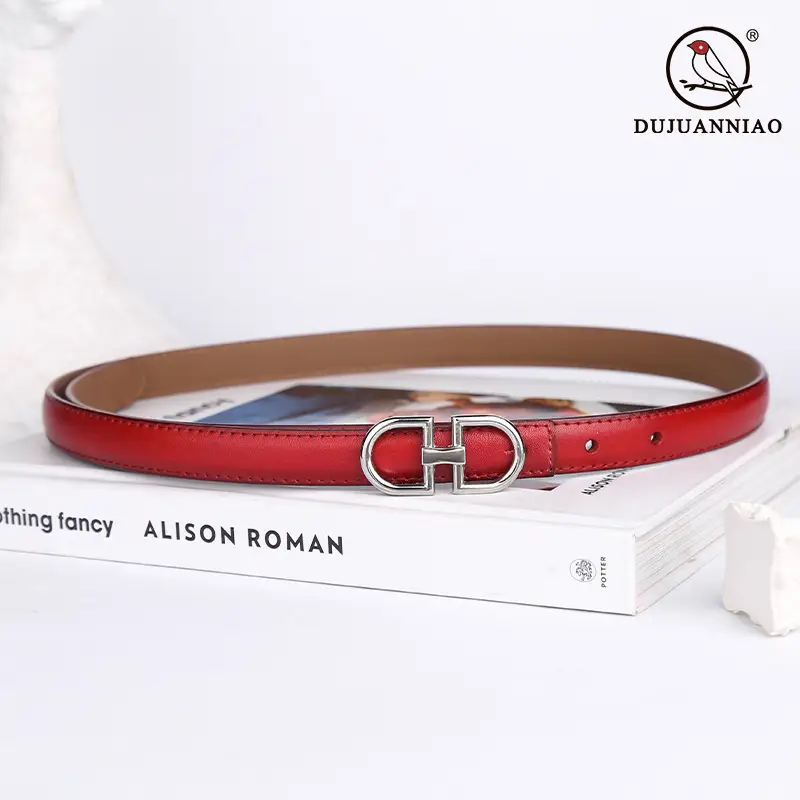 Light Gray Joker Double Ring Belt for Women - Image 29