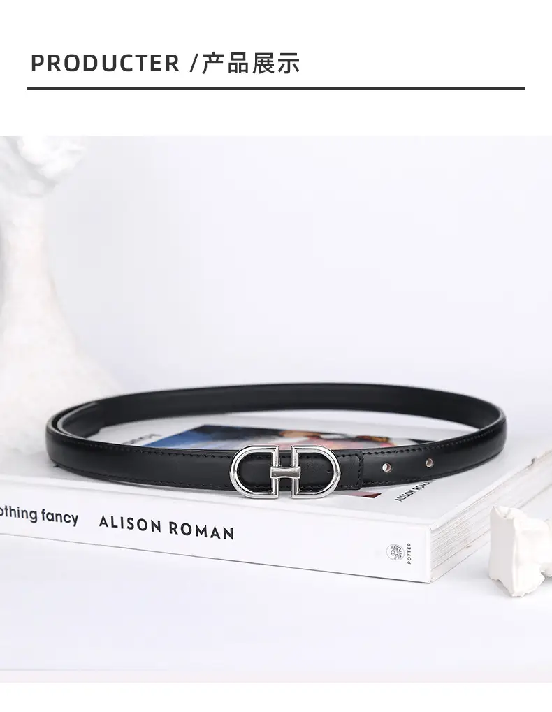 Light Gray Joker Double Ring Belt for Women β feature 10