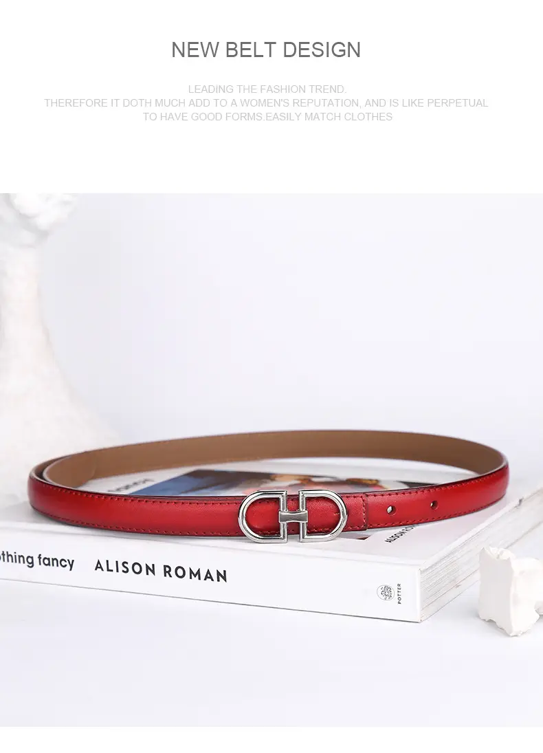 Light Gray Joker Double Ring Belt for Women β feature 12