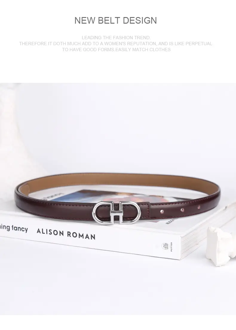 Light Gray Joker Double Ring Belt for Women β feature 14