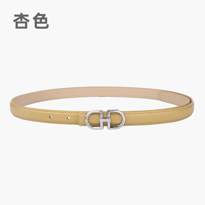 Light Gray Joker Double Ring Belt for Women - Image 12