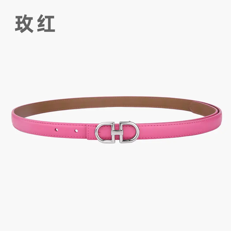 Light Gray Joker Double Ring Belt for Women - Image 15
