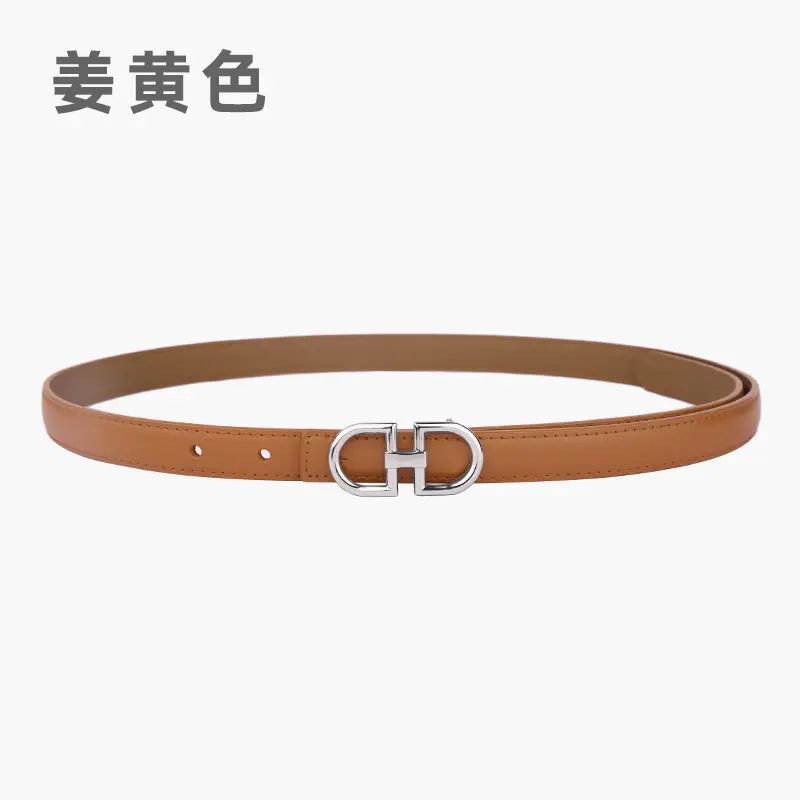 Light Gray Joker Double Ring Belt for Women - Image 2