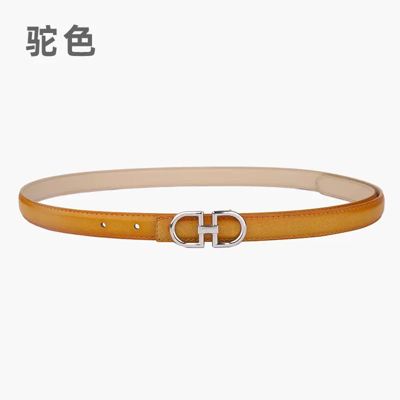 Light Gray Joker Double Ring Belt for Women - Image 21