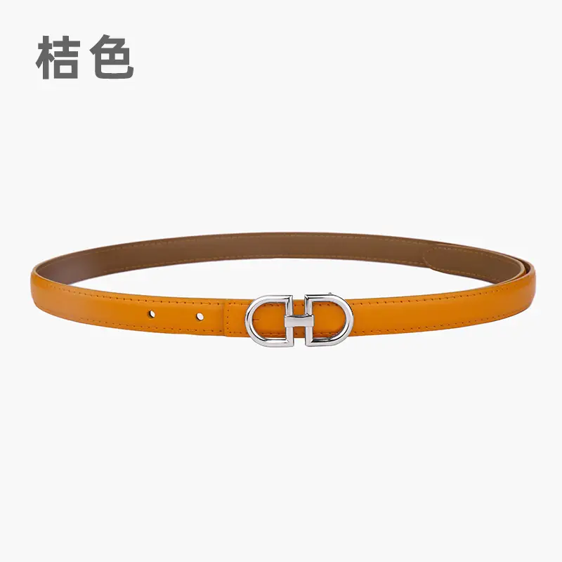 Light Gray Joker Double Ring Belt for Women - Image 22