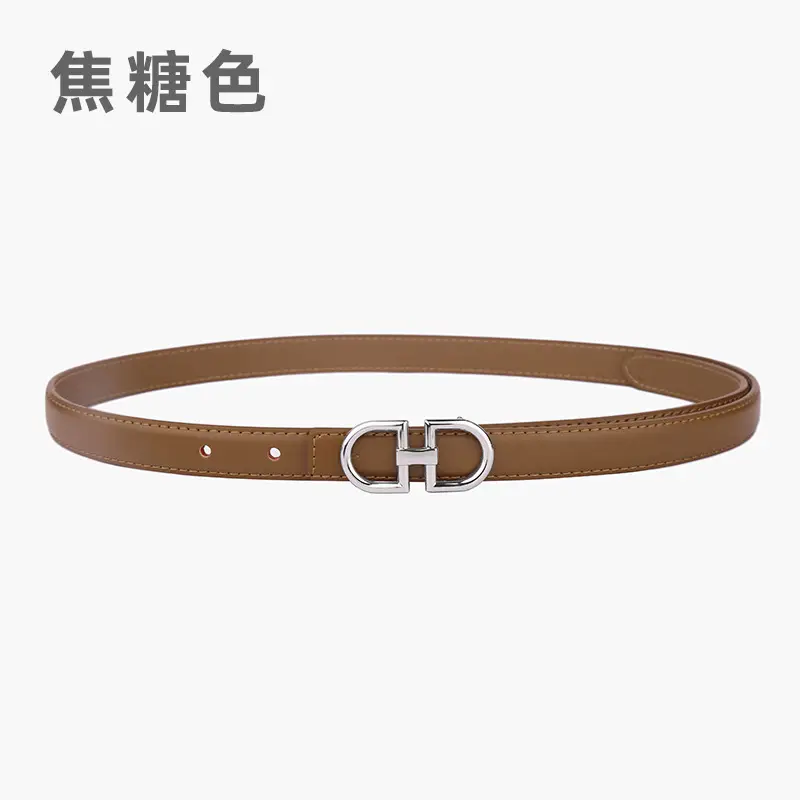 Light Gray Joker Double Ring Belt for Women - Image 3