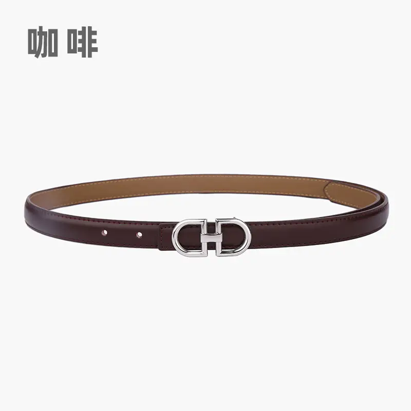 Light Gray Joker Double Ring Belt for Women - Image 6