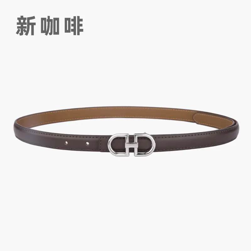 Light Gray Joker Double Ring Belt for Women - Image 7