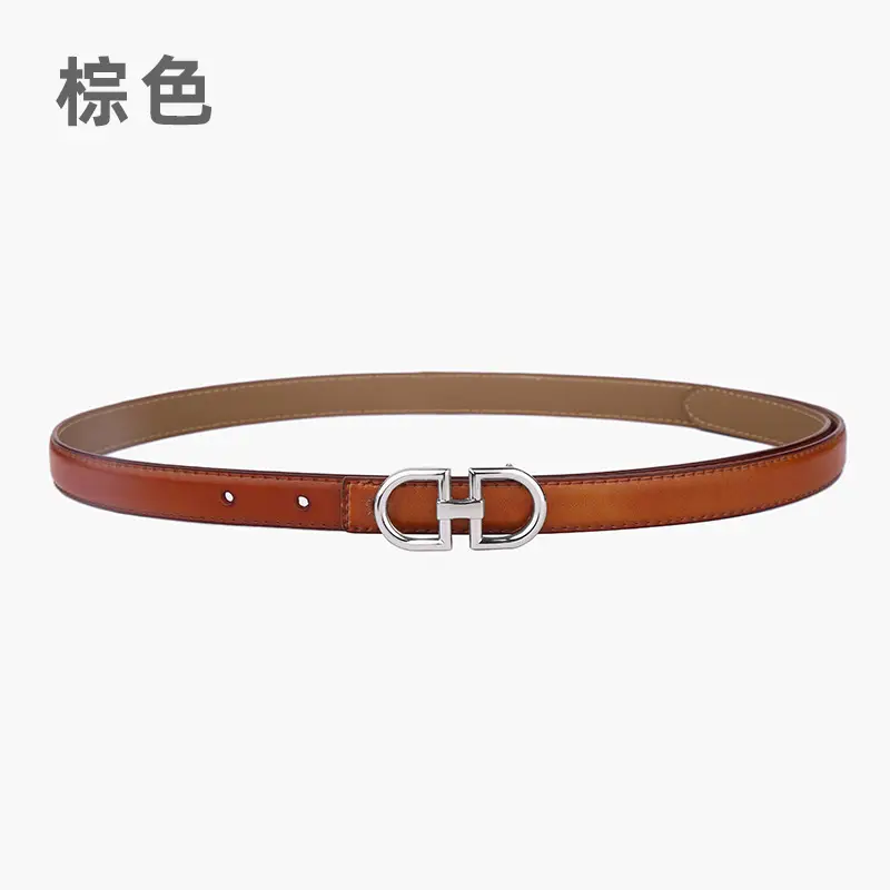 Light Gray Joker Double Ring Belt for Women - Image 8