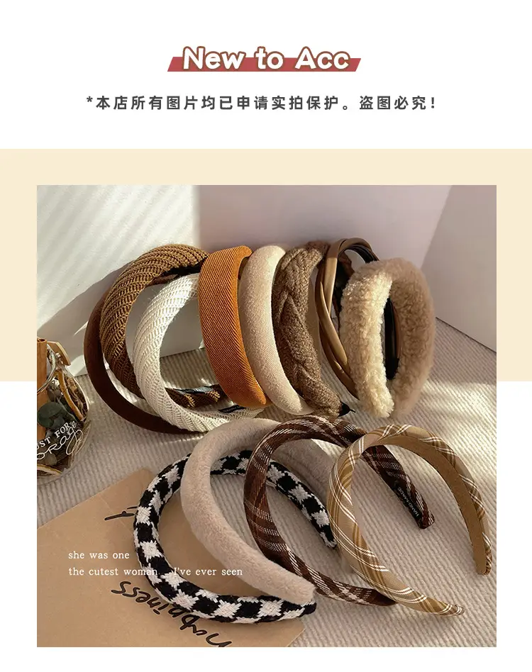 Wholesale Retro High Crown Headbands for Women — feature 1