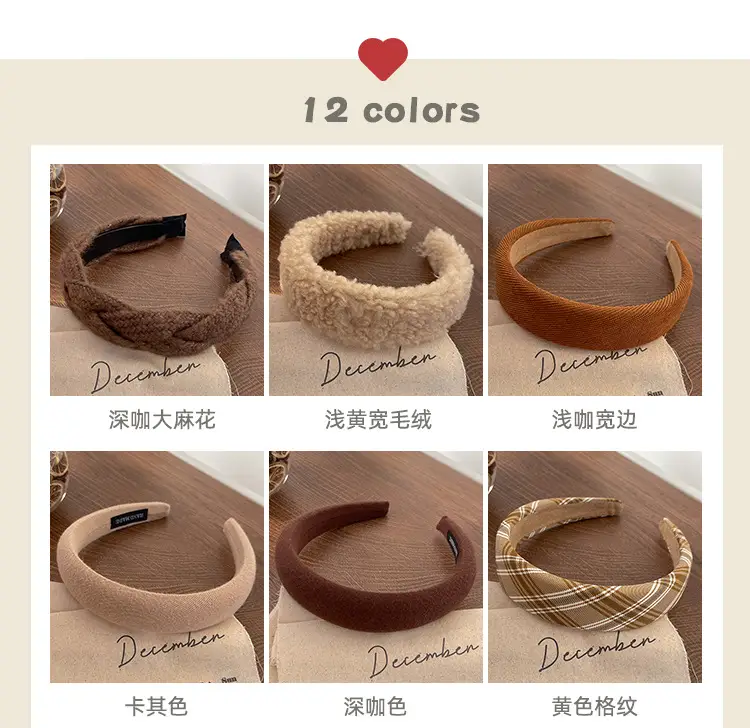 Wholesale Retro High Crown Headbands for Women — feature 3