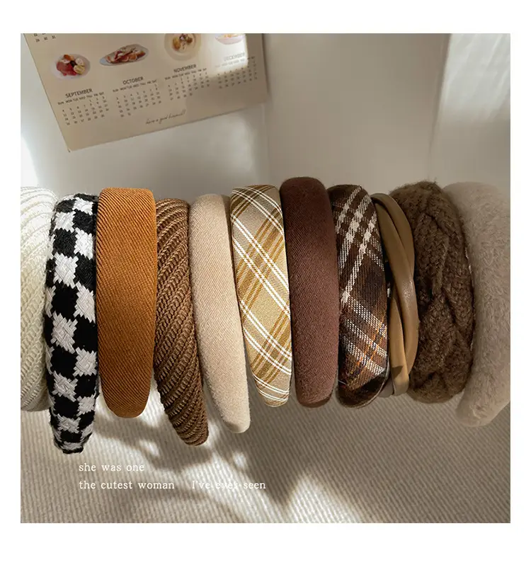 Wholesale Retro High Crown Headbands for Women — feature 7