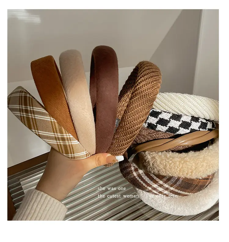Wholesale Retro High Crown Headbands for Women — feature 8