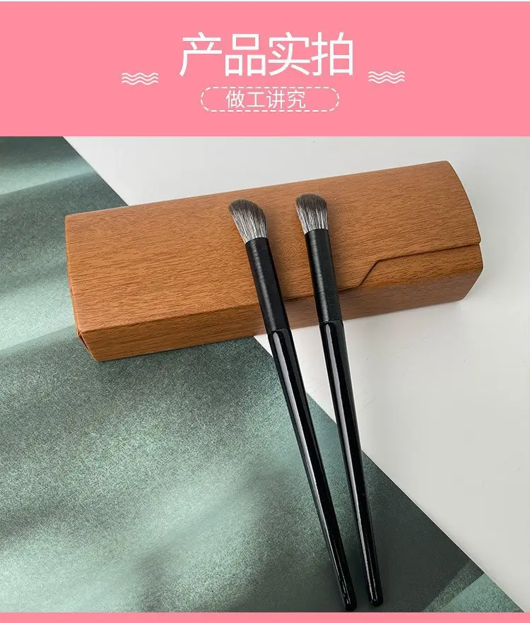 Cangzhou Portable Nasal Shadow Brush Slant Head Soft Hair Highlight Eye Shadow Brush Detail Sizzling Concealer Makeup Brush — feature 6